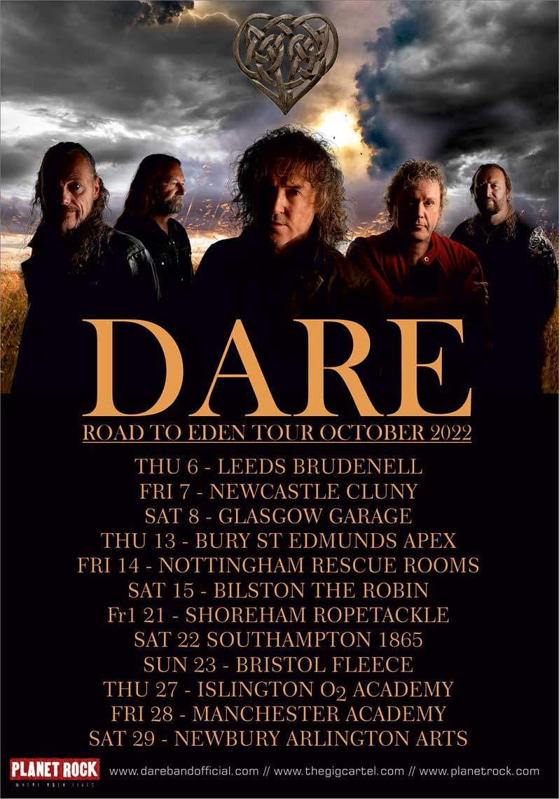 dare band tour dates