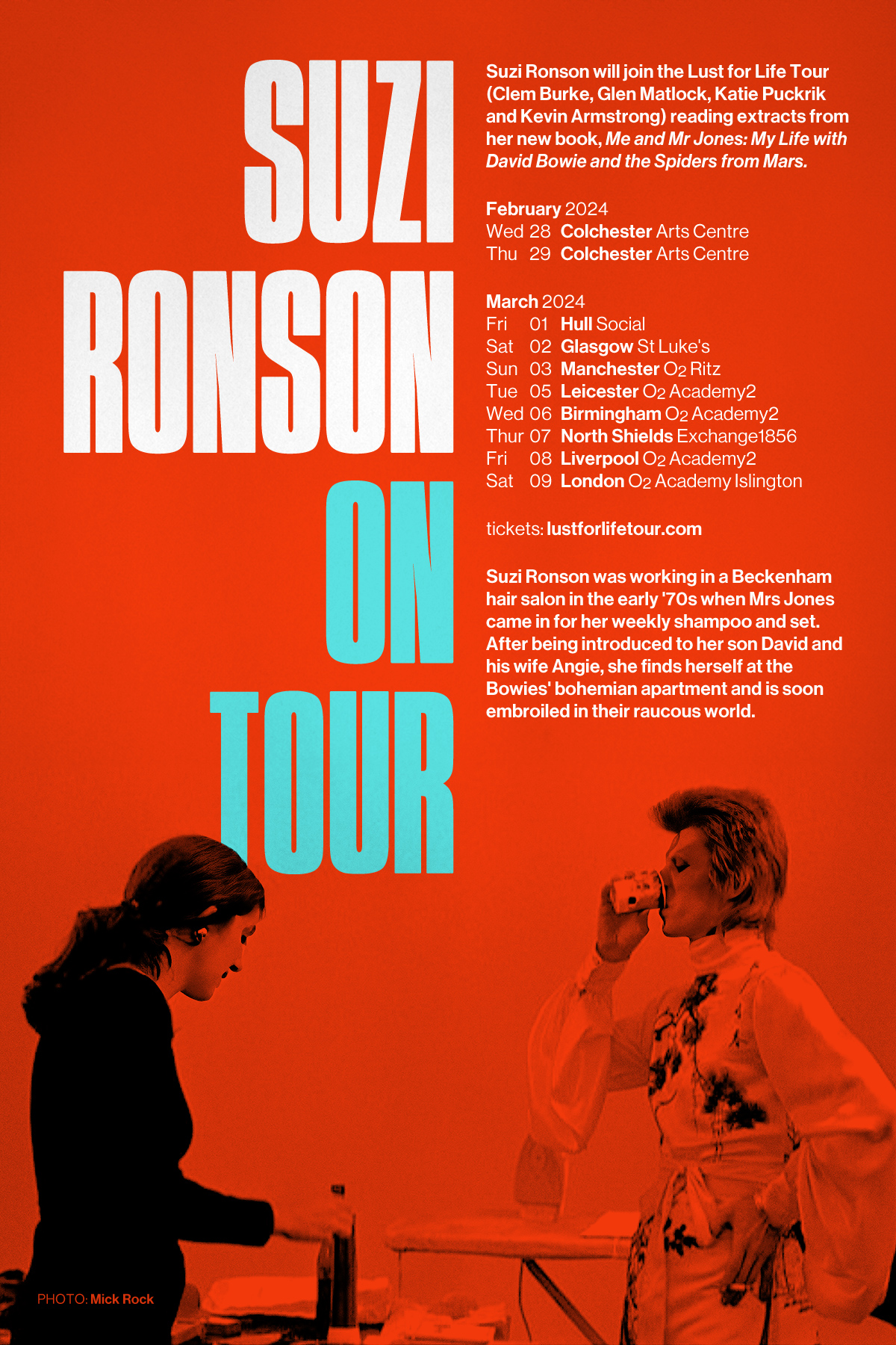 SUZI RONSON TO JOIN LUST FOR LIFE TOUR NEXT YEAR - Stoakes Media